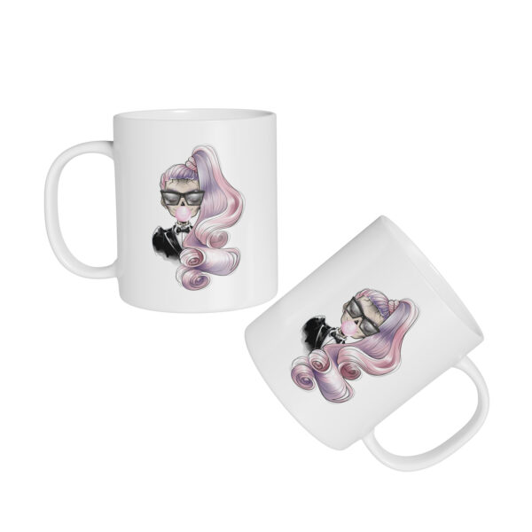 Caneca Cerâmica - Halloween - Lady Caveira - Imagem 4