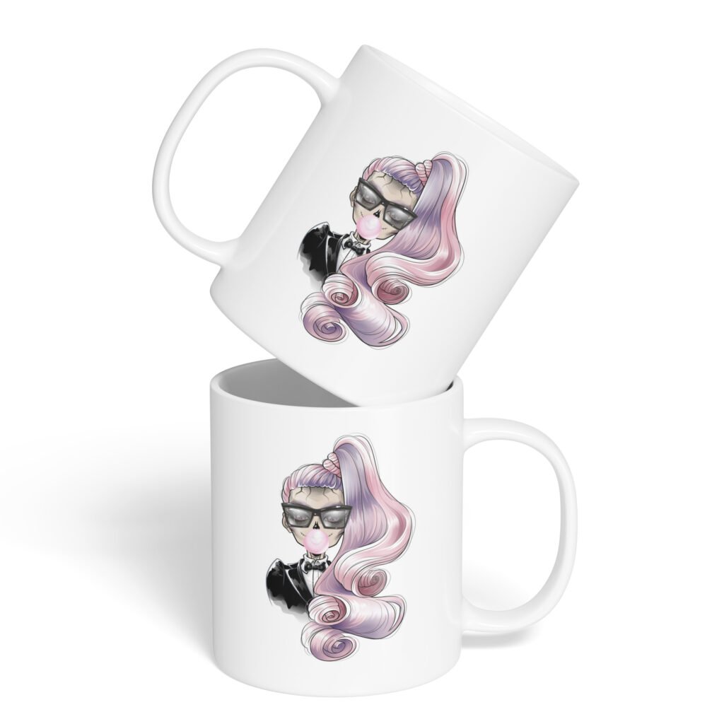 Caneca Cerâmica - Halloween - Lady Caveira