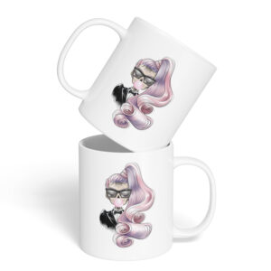Caneca Cerâmica - Halloween - Lady Caveira