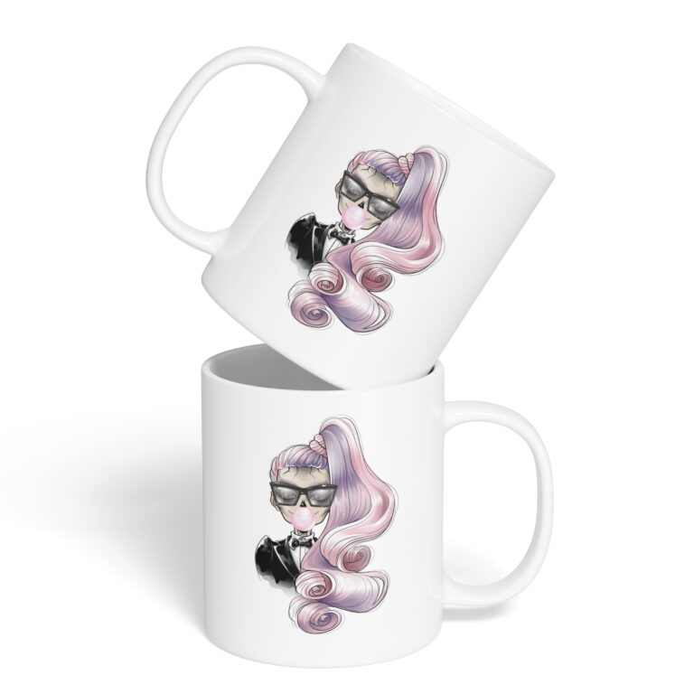 Caneca Cerâmica – Halloween – Lady Caveira
