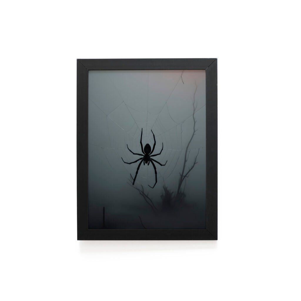 Quadro Decorativo 30x42cm - Halloween - Aranha