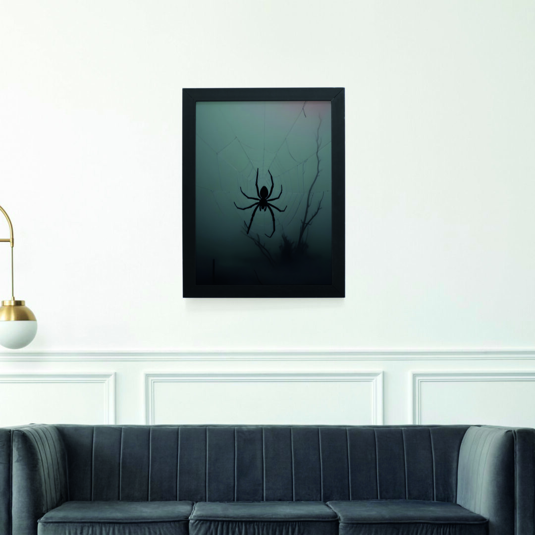 Quadro Decorativo 30x42cm - Halloween - Aranha