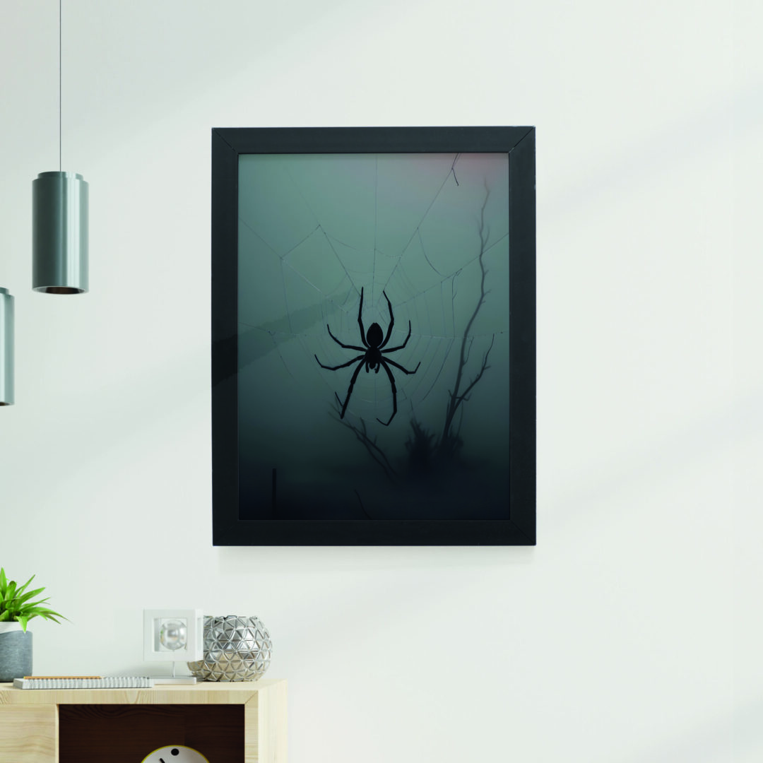 Quadro Decorativo 30x42cm - Halloween - Aranha