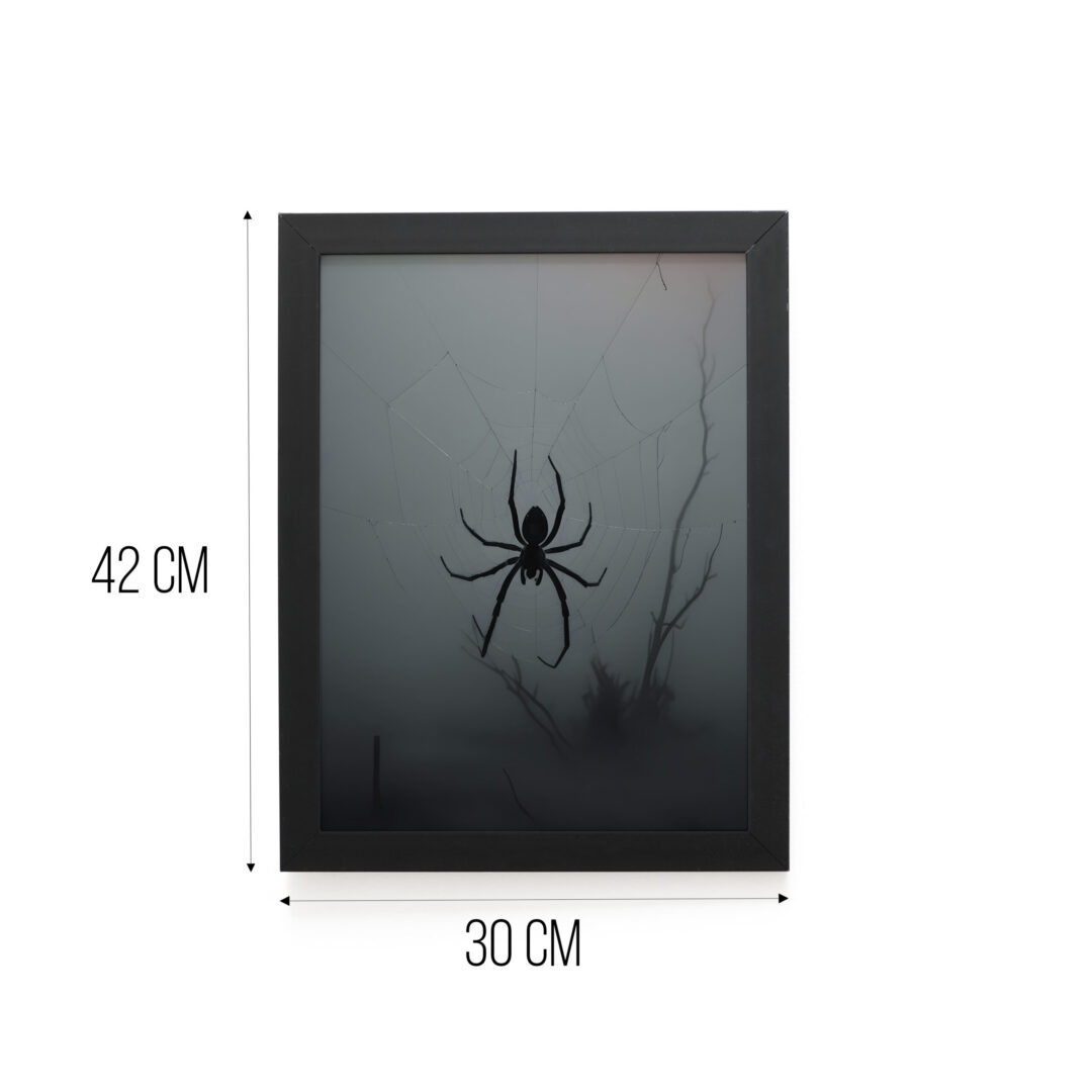 Quadro Decorativo 30x42cm - Halloween - Aranha