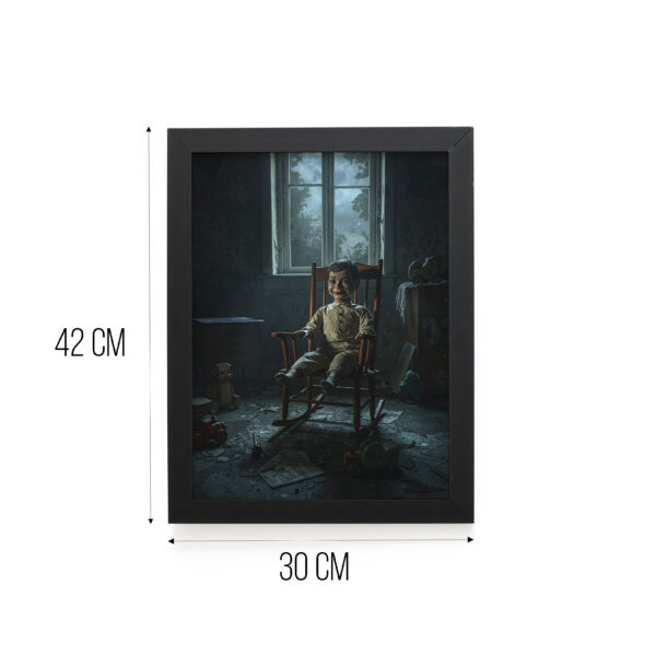 Quadro Decorativo 30x42cm - Halloween - Boneco - Imagem 2