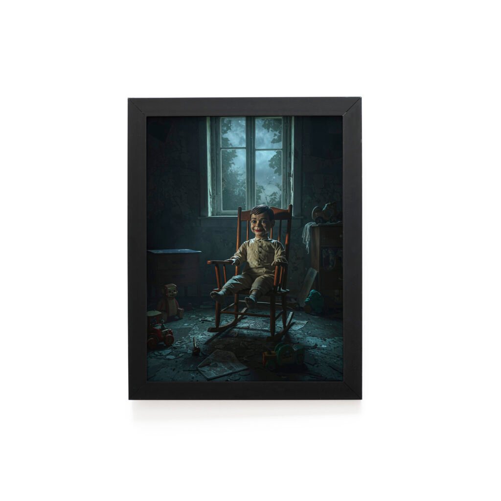 Quadro Decorativo 30x42cm - Halloween - Boneco