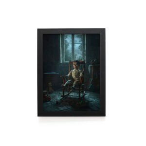 Quadro Decorativo 30x42cm - Halloween - Boneco