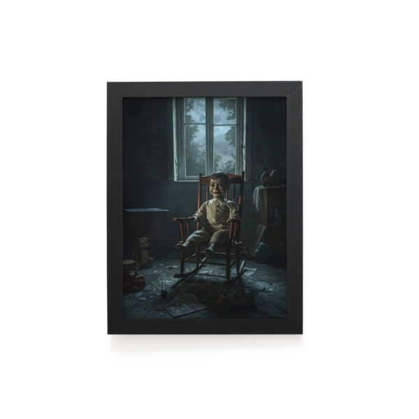 Quadro Decorativo 30x42cm - Halloween - Boneco
