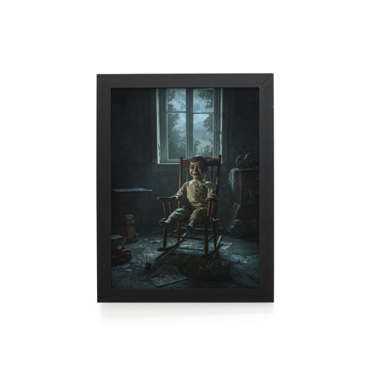 Quadro Decorativo 30x42cm – Halloween – Boneco