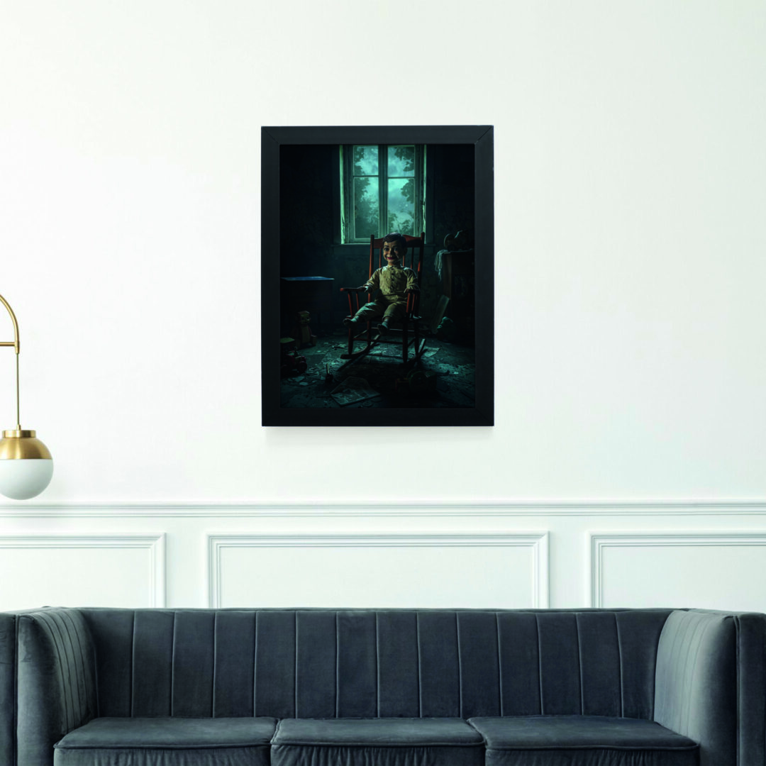 Quadro Decorativo 30x42cm - Halloween - Boneco