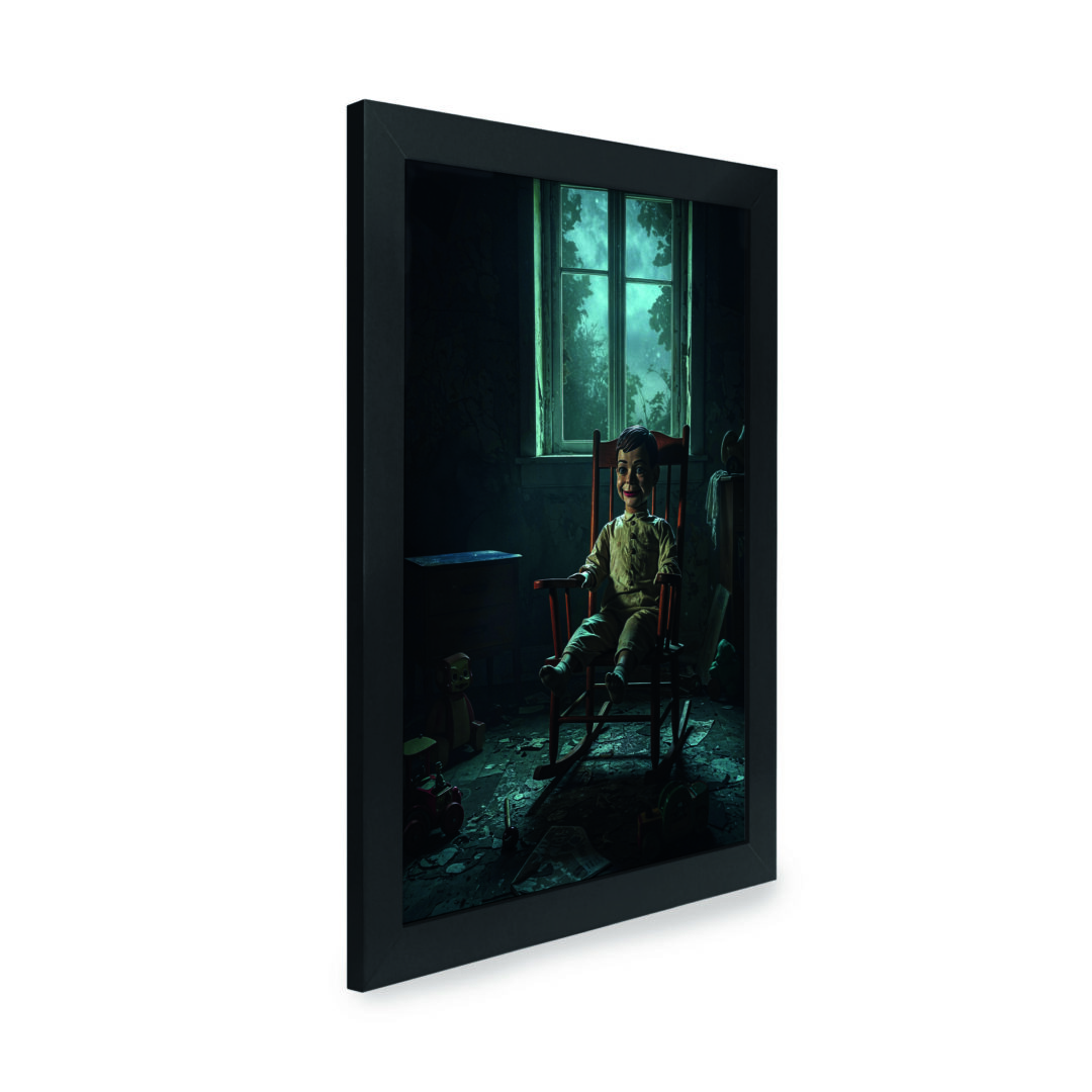 Quadro Decorativo 30x42cm - Halloween - Boneco