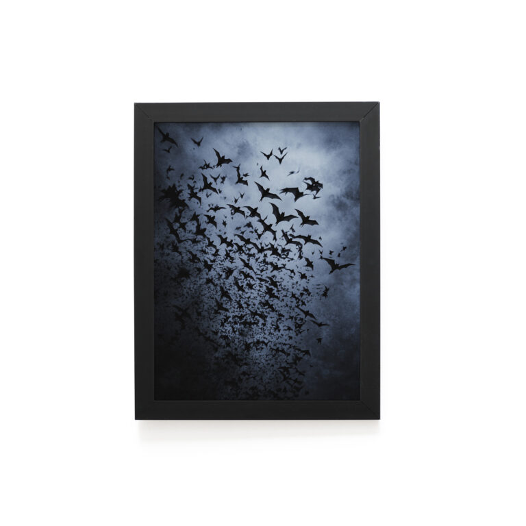Quadro Decorativo 30x42cm – Halloween – Morcegos