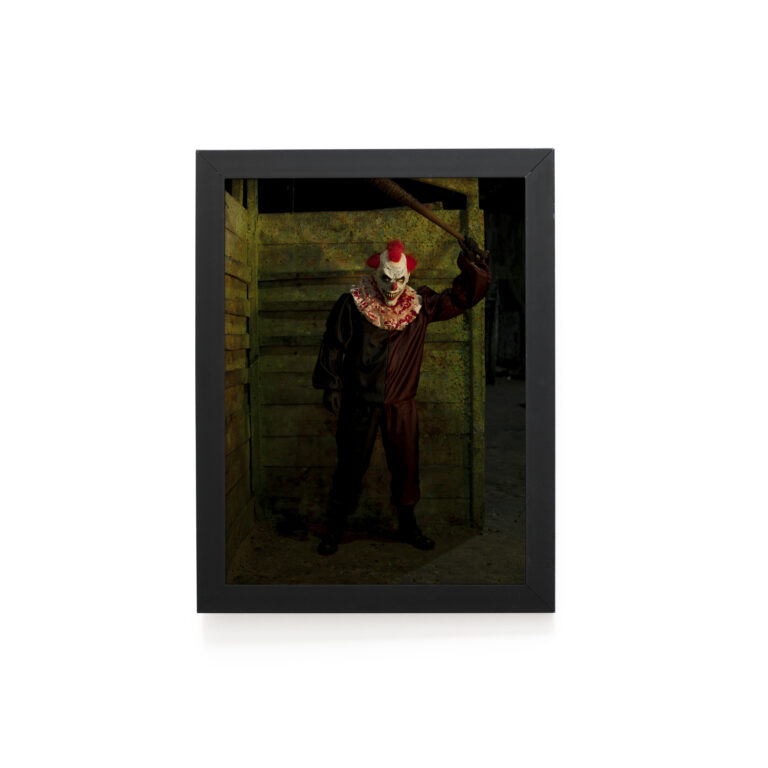 Quadro Decorativo 30x42cm – Halloween – Palhaço