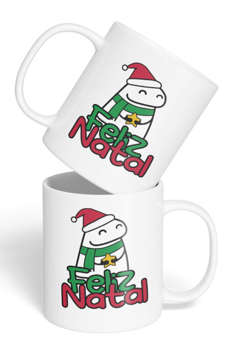 Caneca Cerâmica - Flork - Natal - Feliz Natal