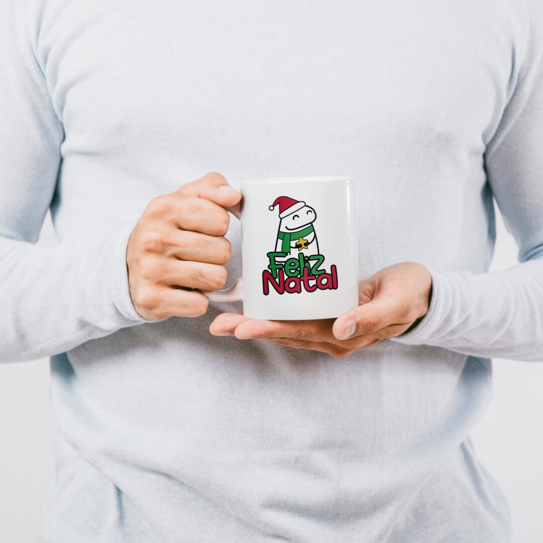 Caneca Cerâmica - Flork - Natal - Feliz Natal