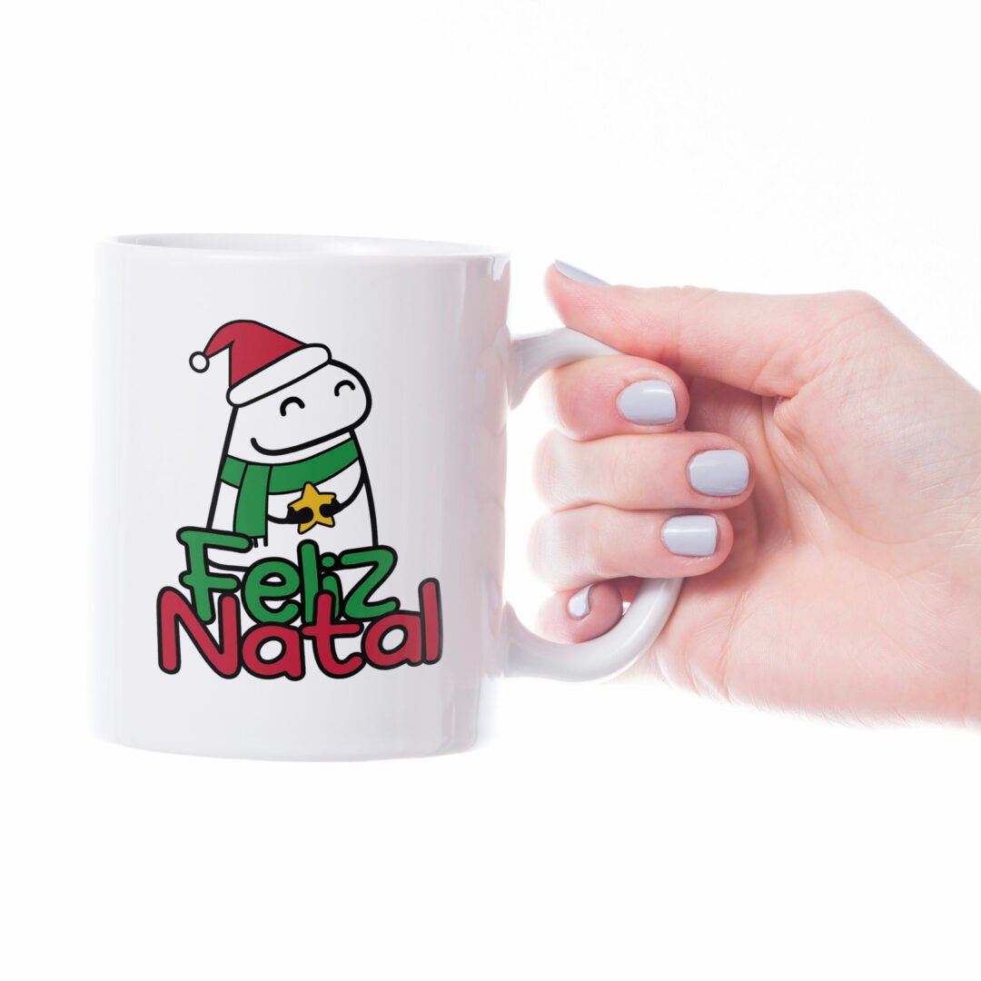 Caneca Cerâmica - Flork - Natal - Feliz Natal
