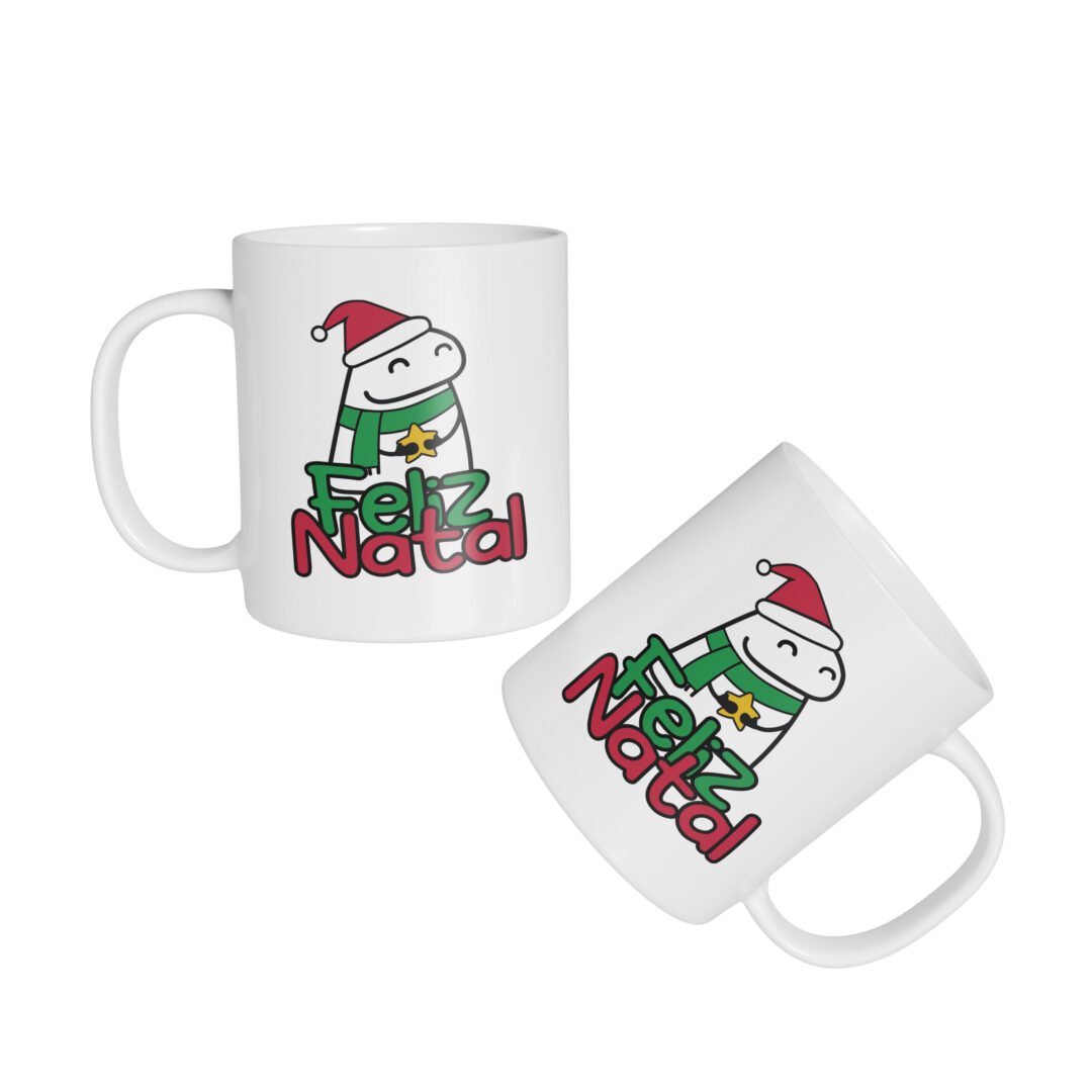 Caneca Cerâmica - Flork - Natal - Feliz Natal
