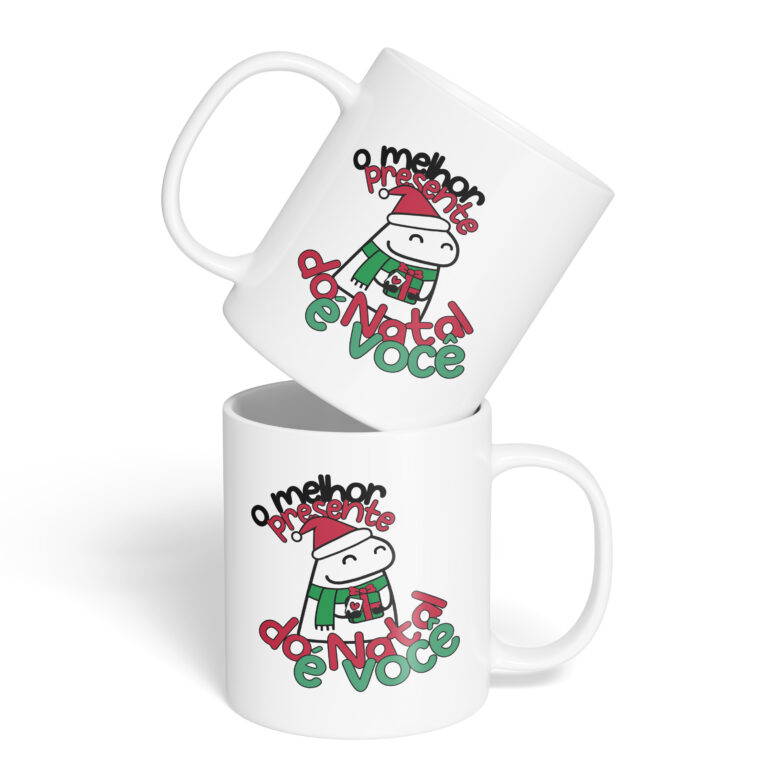 Caneca Cerâmica – Flork – Natal – O Melhor Presente