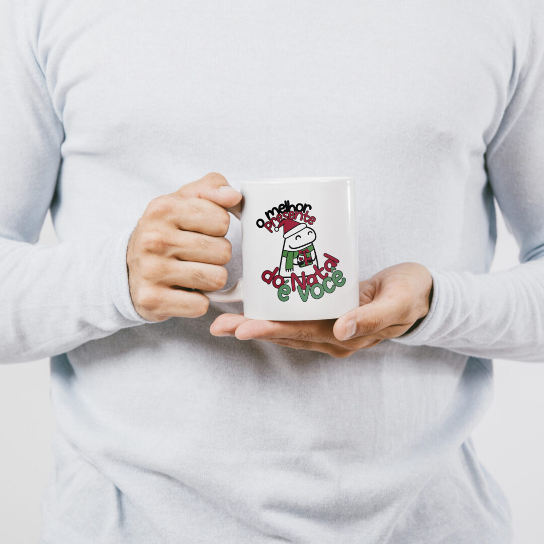 Caneca Cerâmica - Flork - Natal - O Melhor Presente