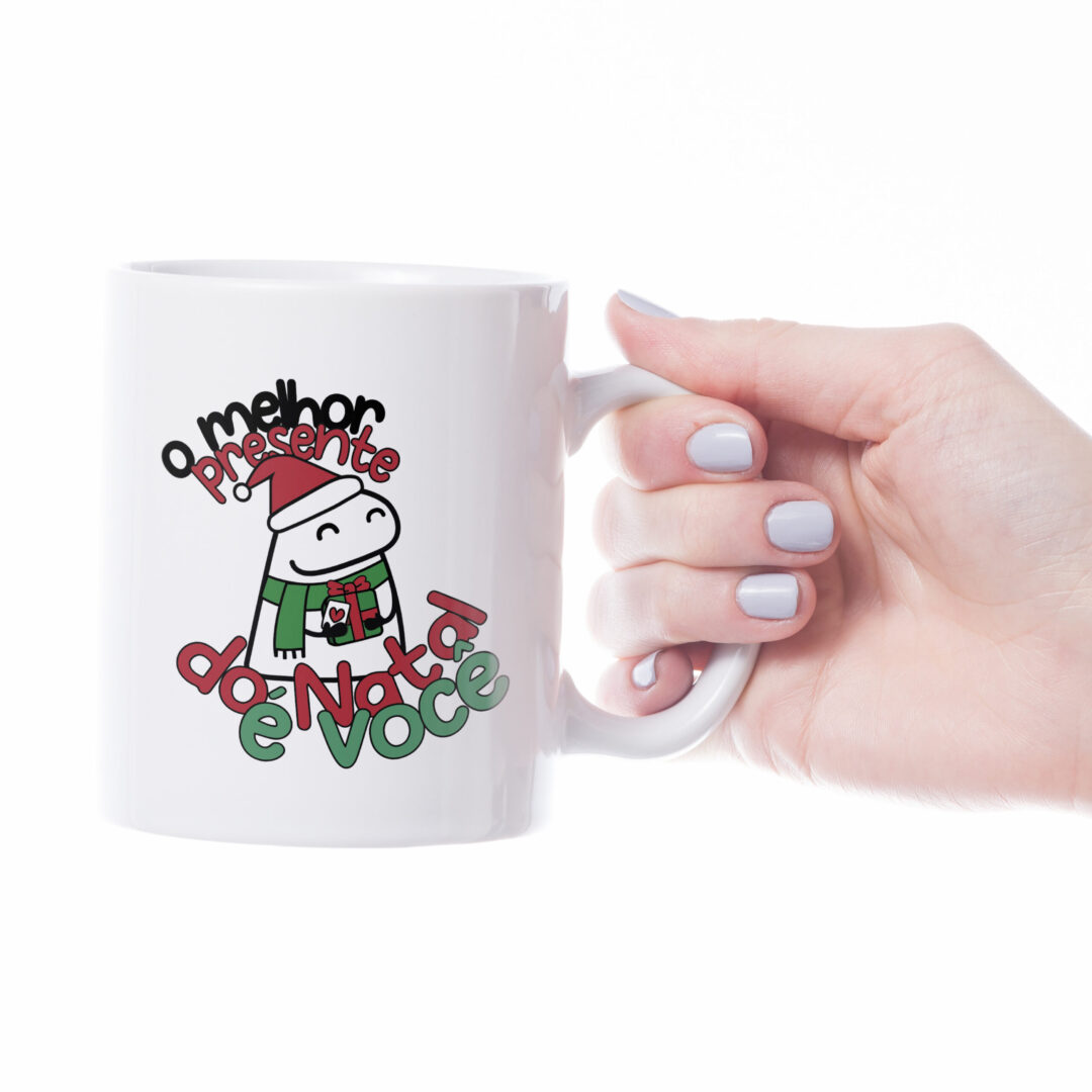 Caneca Cerâmica - Flork - Natal - O Melhor Presente