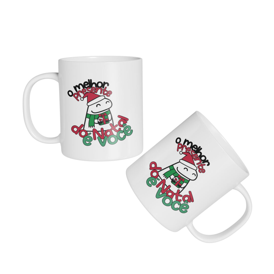 Caneca Cerâmica - Flork - Natal - O Melhor Presente