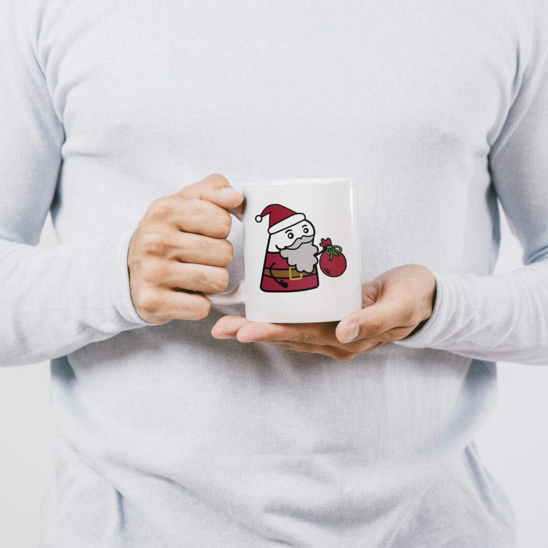 Caneca Cerâmica - Flork - Natal - Papai Noel