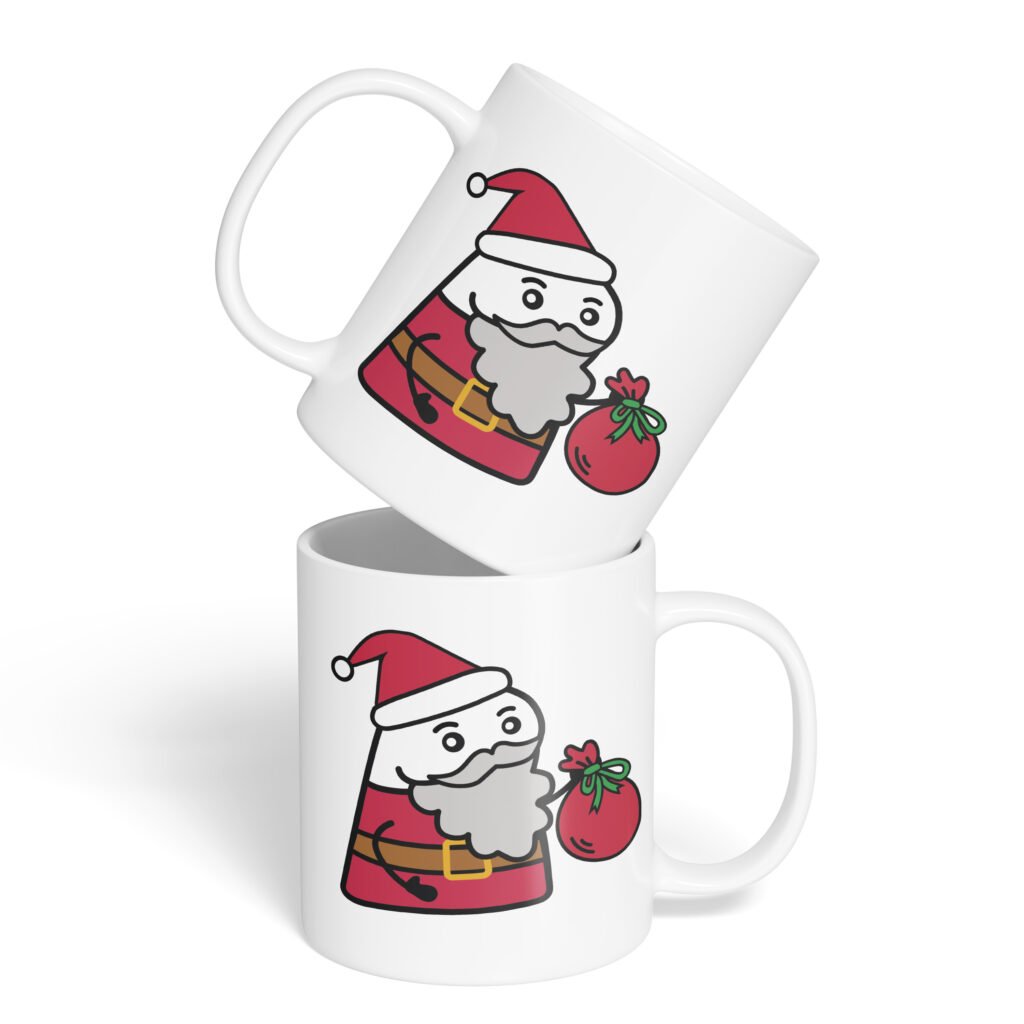 Caneca Cerâmica - Flork - Natal - Papai Noel