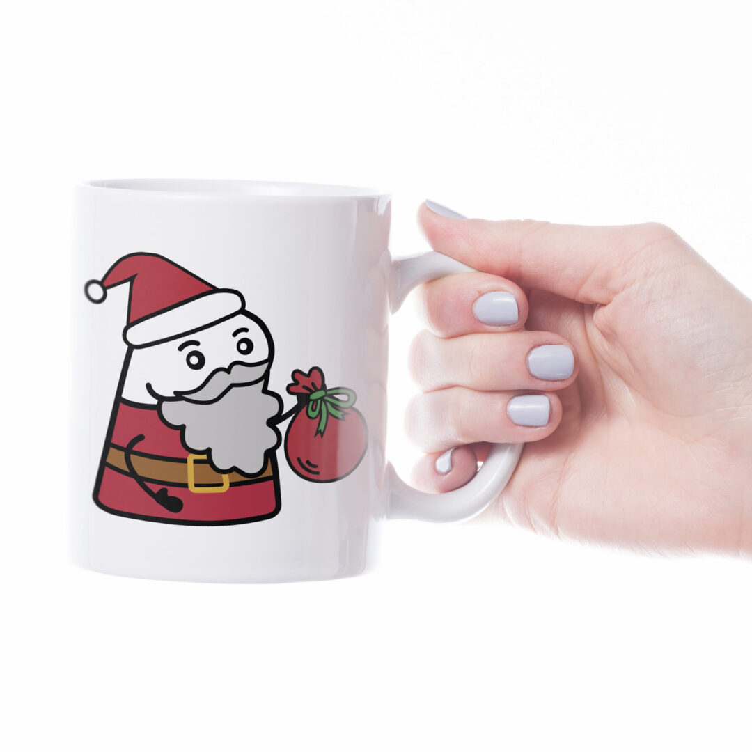 Caneca Cerâmica - Flork - Natal - Papai Noel