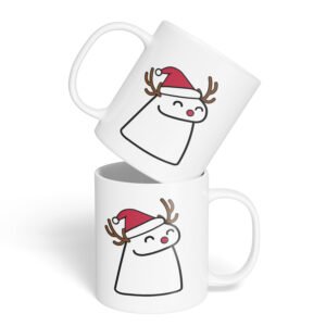 Caneca Cerâmica - Flork - Natal - Rena