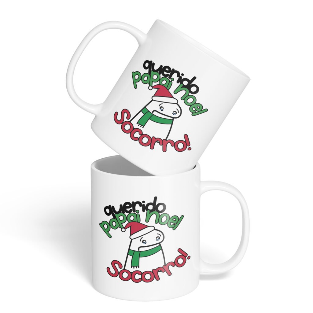 Caneca Cerâmica - Flork - Natal - Socorro