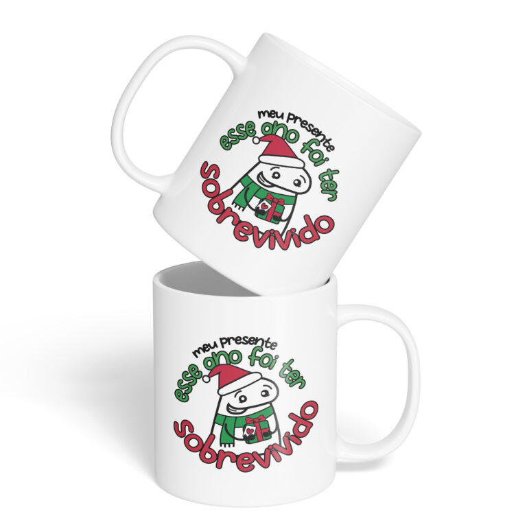 Caneca Cerâmica – Flork – Natal – Ter Sobrevivido