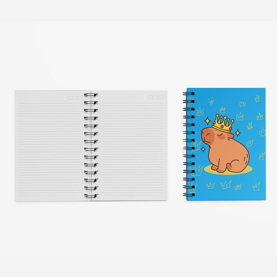 Caderno Grande 19x27cm - Capivara - Rainha