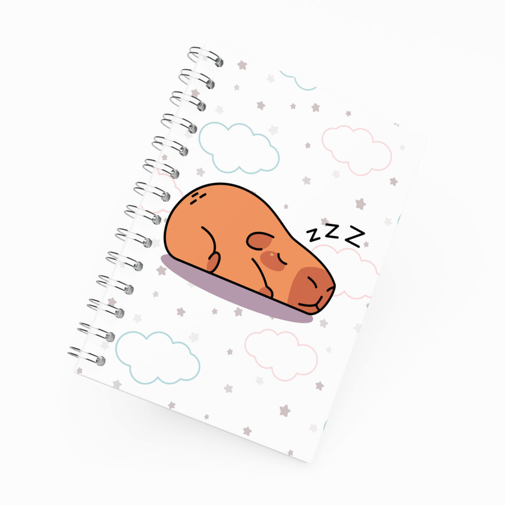 Caderno Grande 19x27cm - Capivara - Soneca