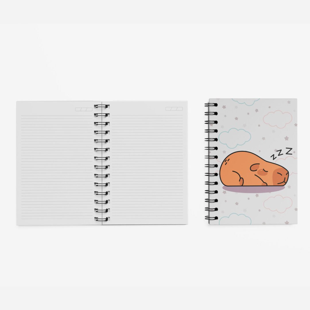 Caderno Grande 19x27cm - Capivara - Soneca