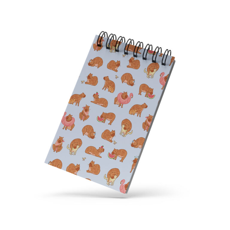 Bloco de Notas 10x15cm – Capivara – Azul