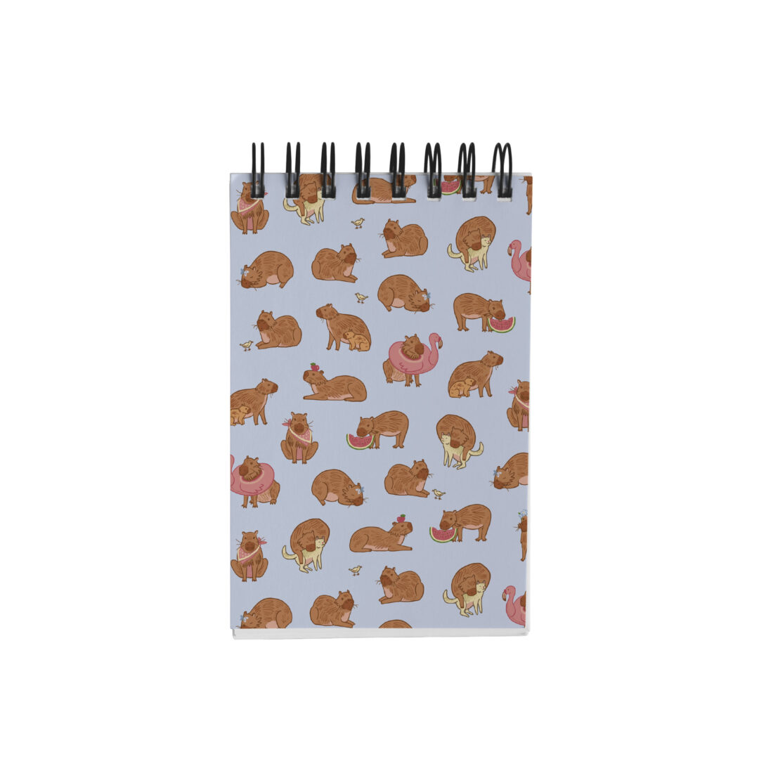 Bloco de Notas 10x15cm - Capivara - Azul