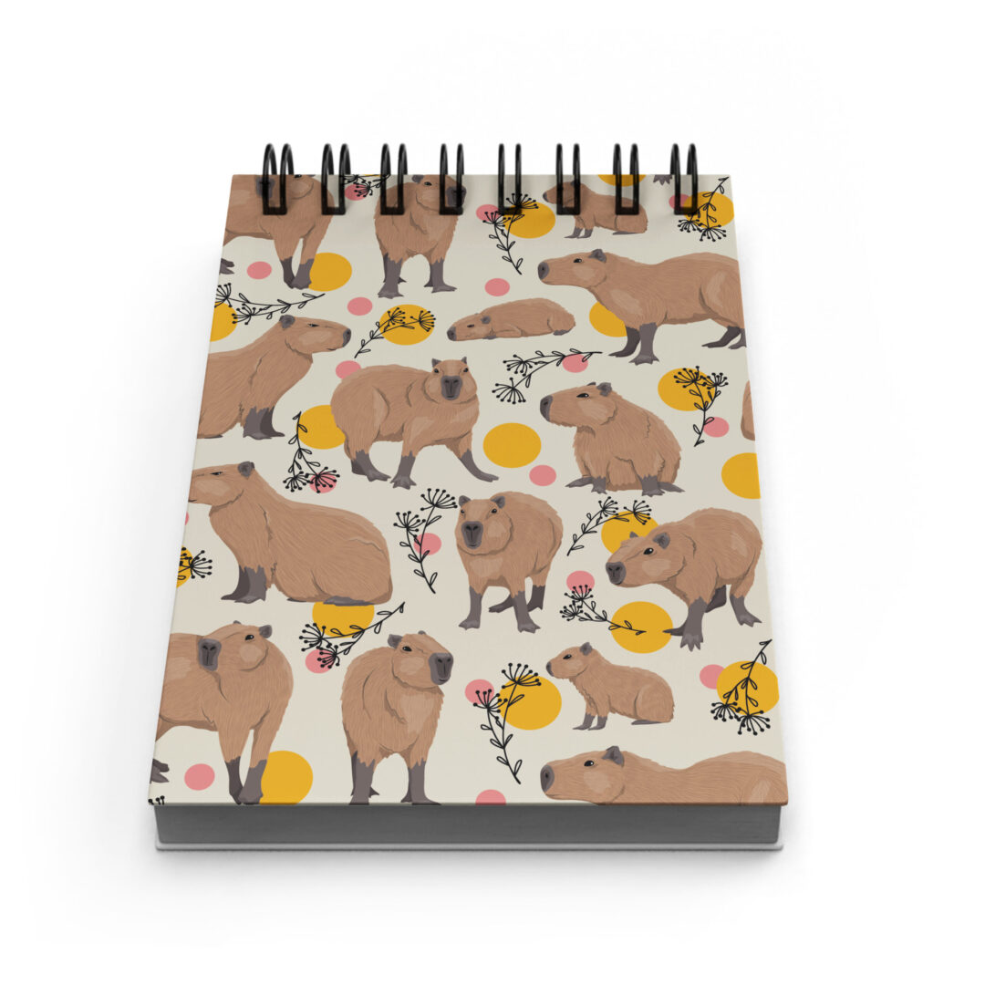 Bloco de Notas 10x15cm - Capivara - Marrom