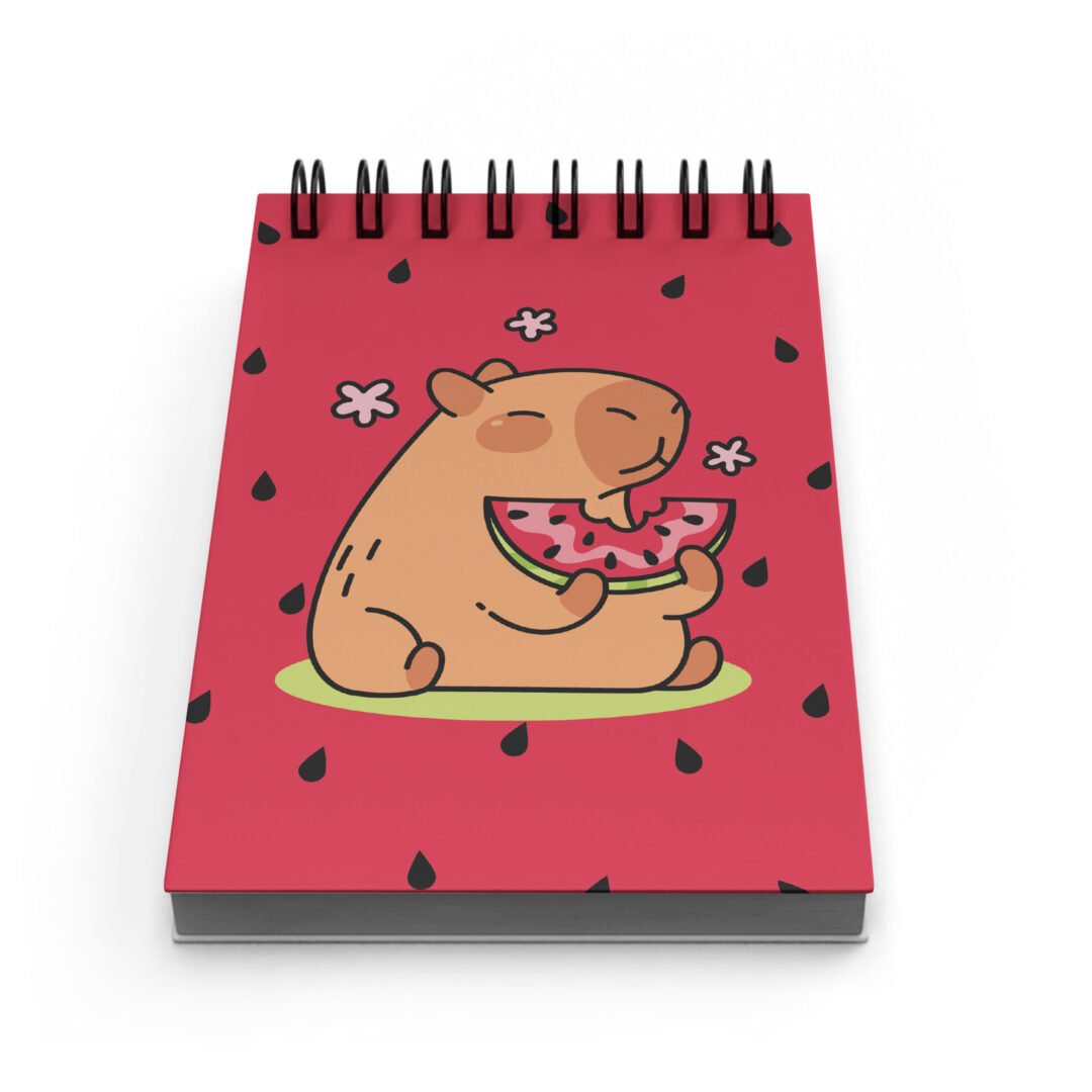 Bloco de Notas 10x15cm - Capivara - Melancia