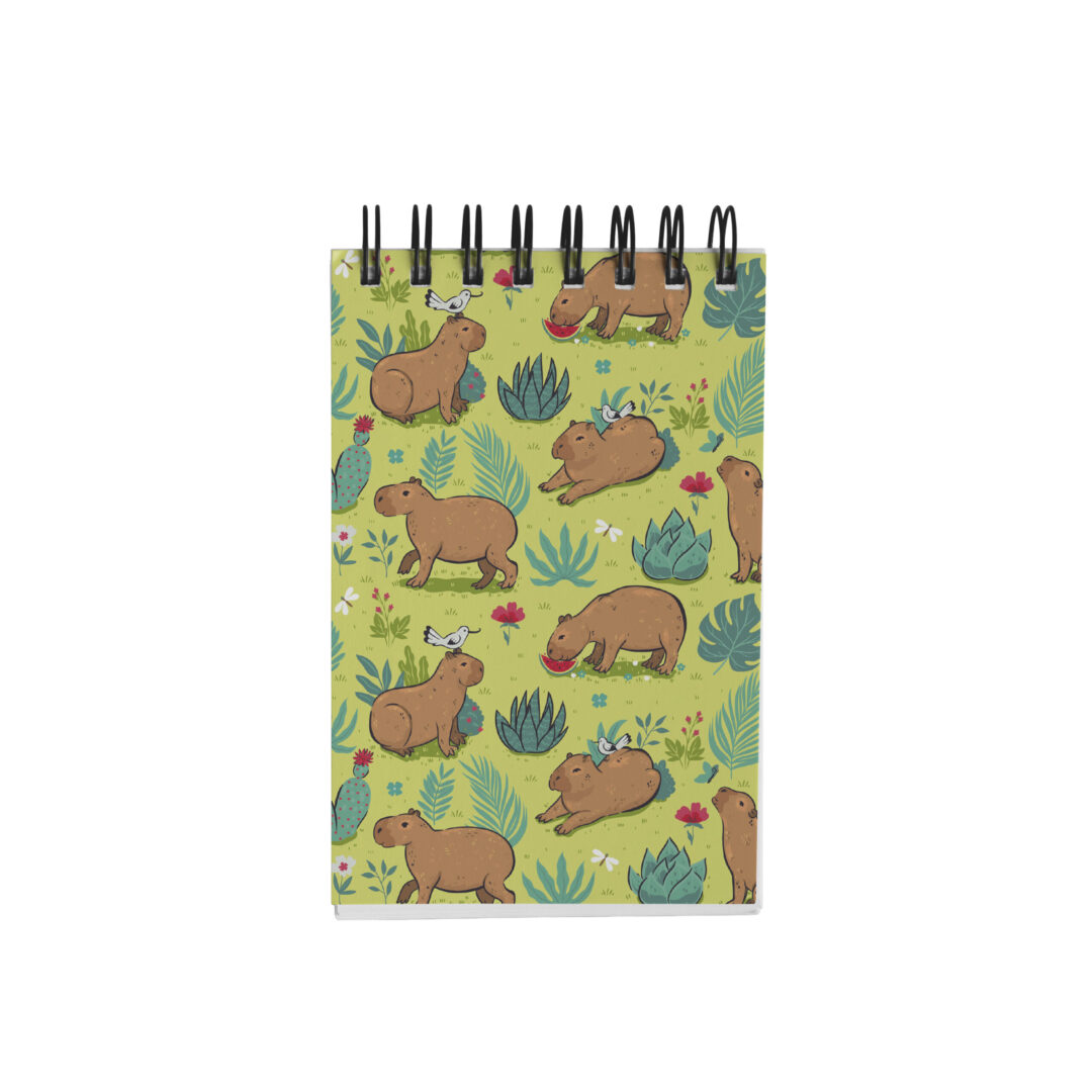 Bloco de Notas 10x15cm - Capivara - No Jardim