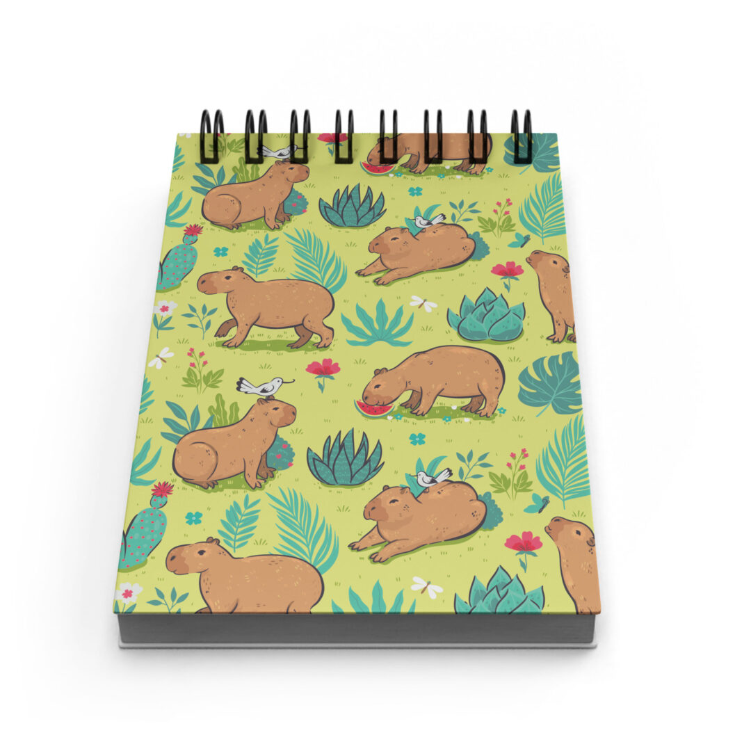Bloco de Notas 10x15cm - Capivara - No Jardim