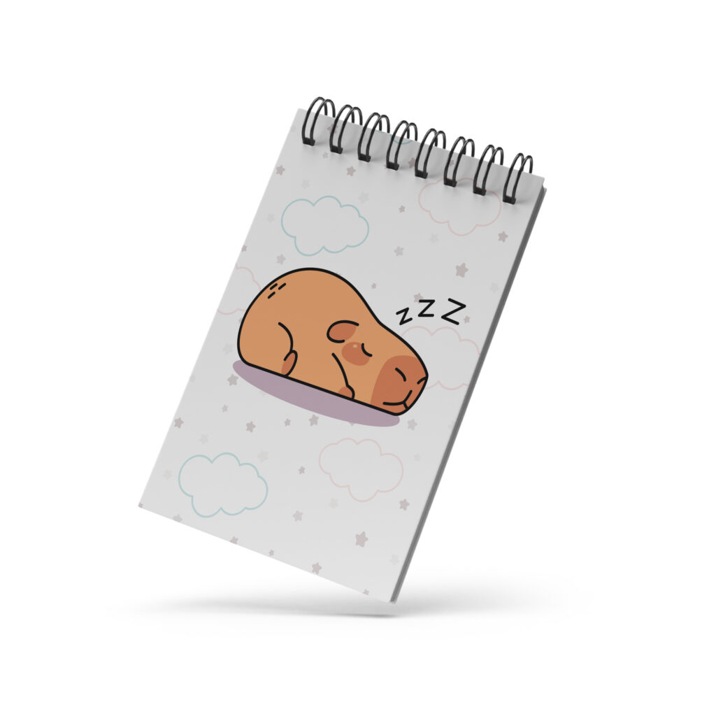 Bloco de Notas 10x15cm - Capivara - Soneca