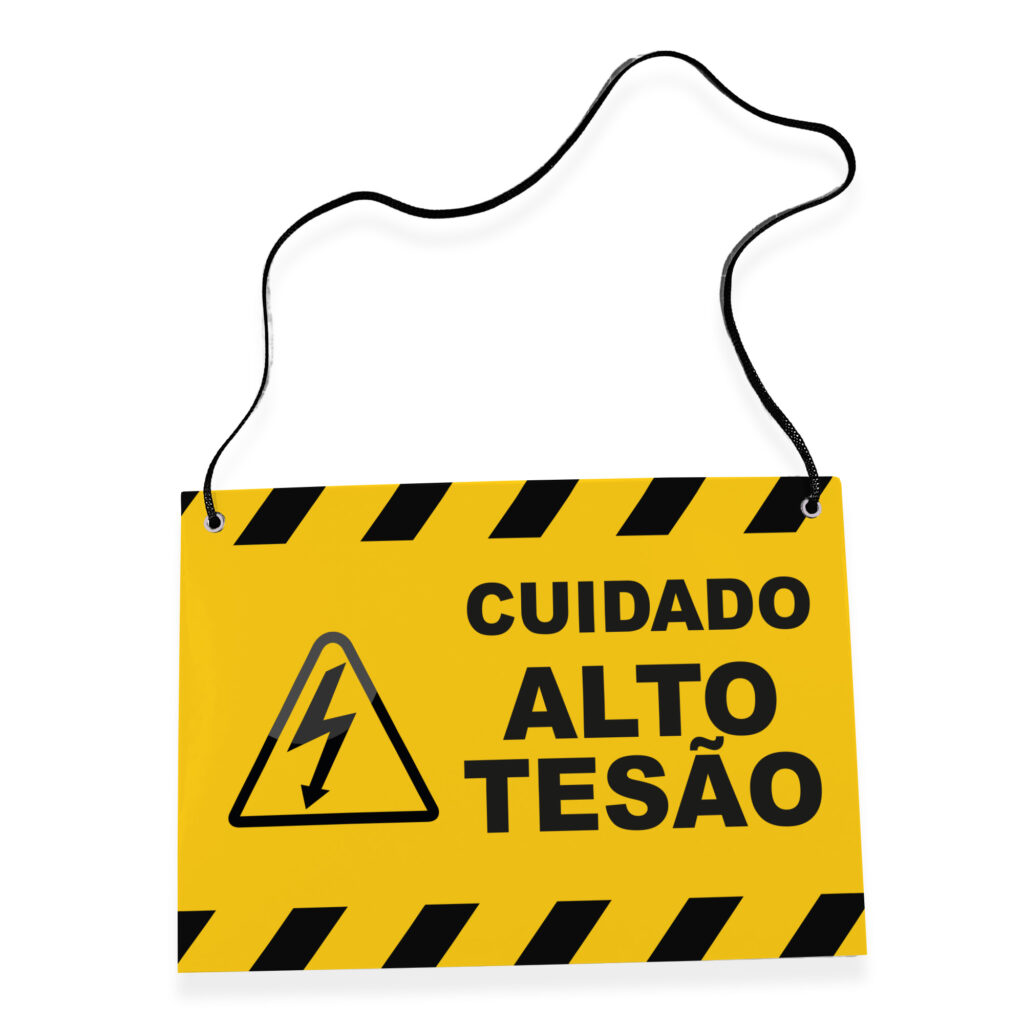 Placa Fantasia de Carnaval - Cuidado