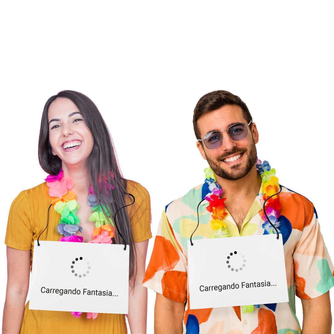 Placa Fantasia de Carnaval - Carregando Fantasia