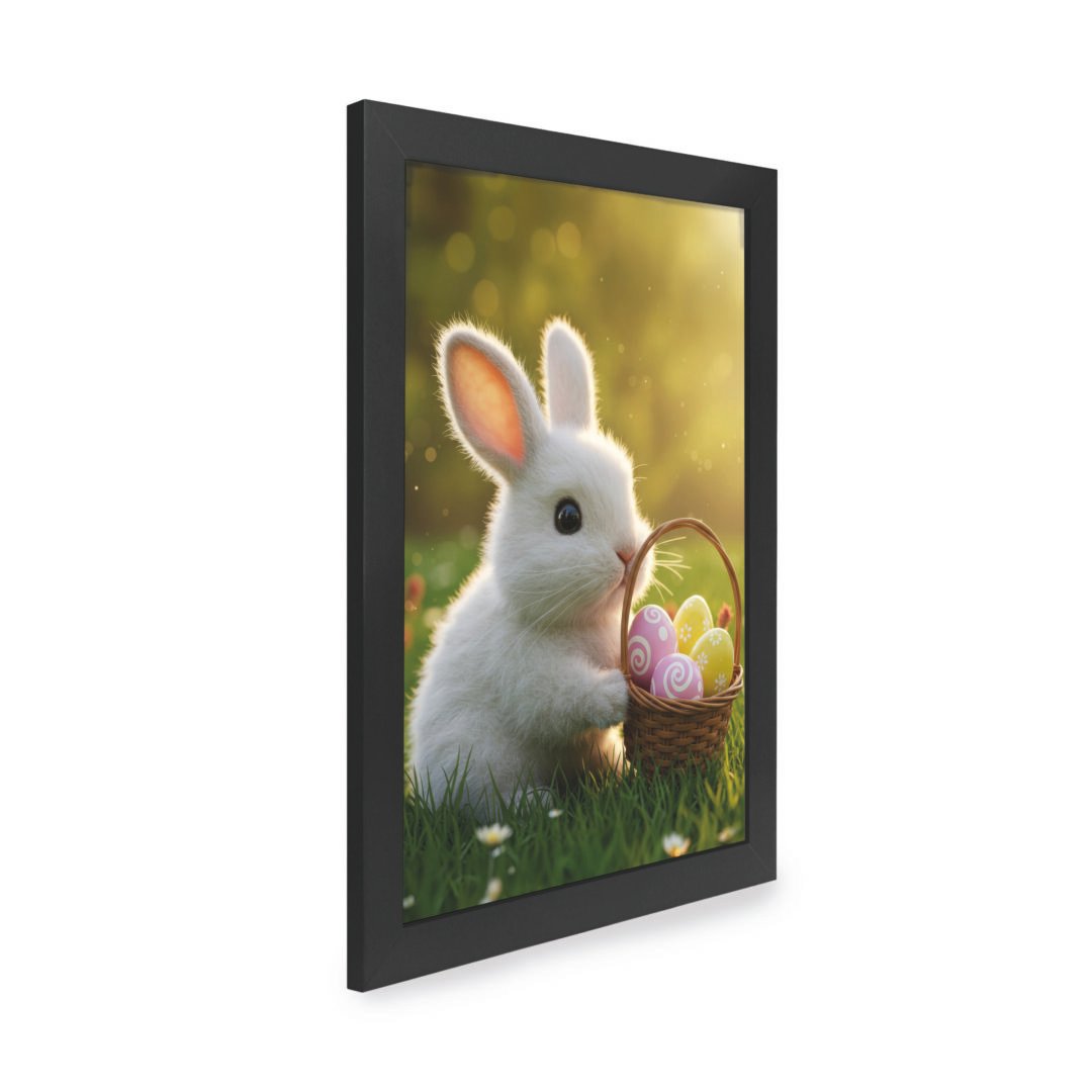 Quadro Decorativo 30x42cm - Páscoa - Coelhinho Baby
