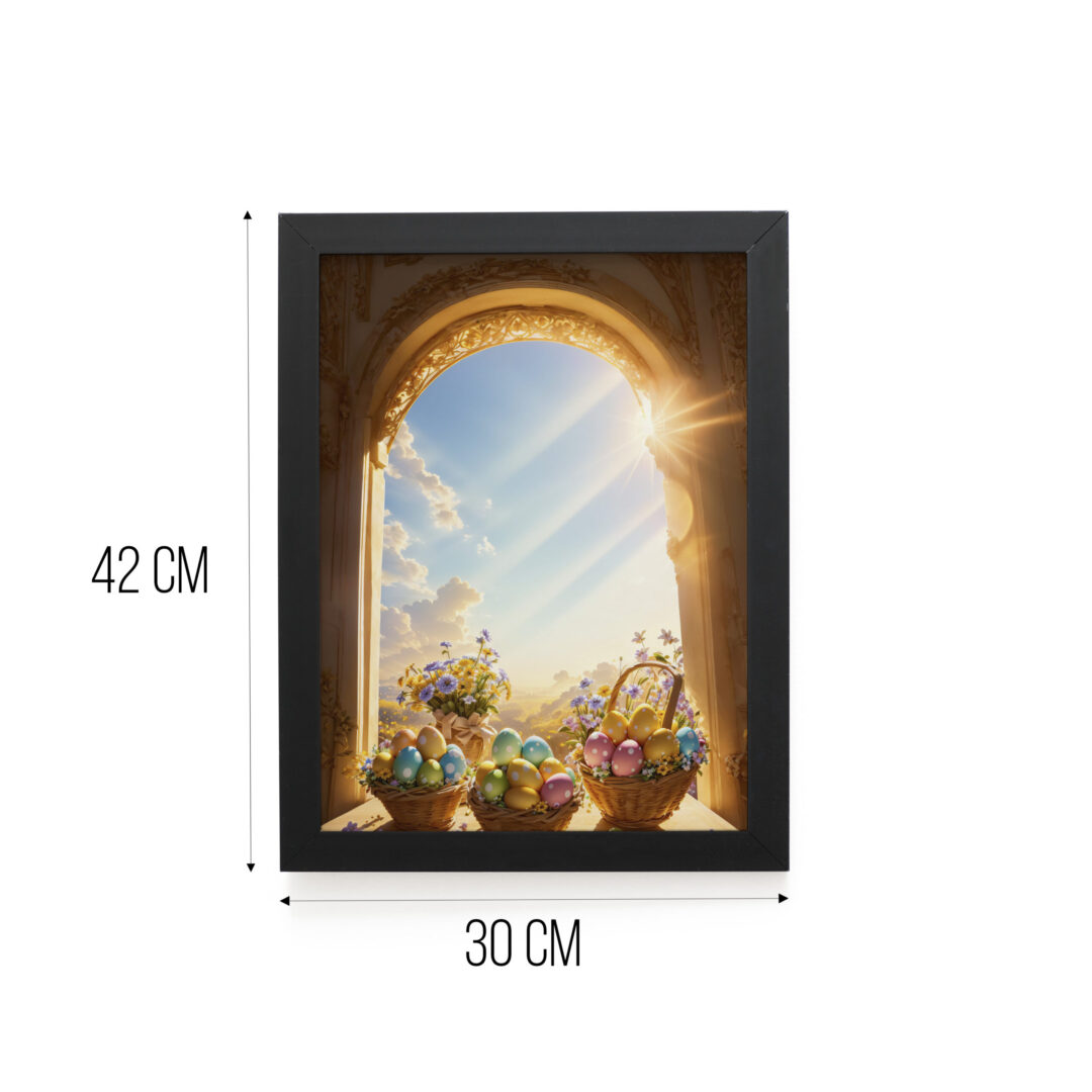 Quadro Decorativo 30x42cm - Páscoa - Doce Manhã