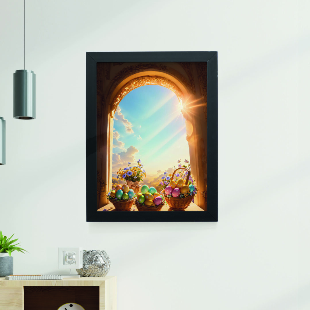 Quadro Decorativo 30x42cm - Páscoa - Doce Manhã