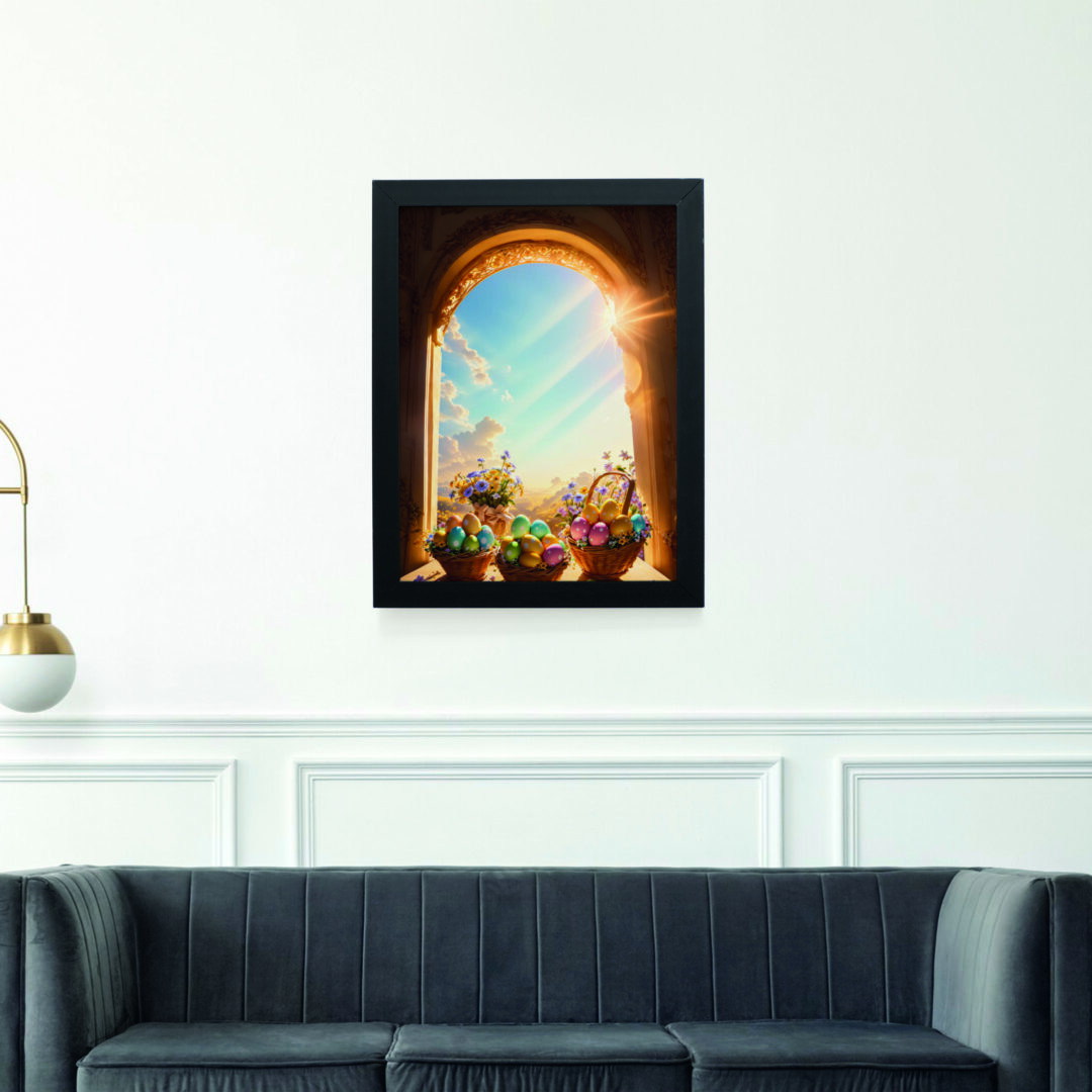 Quadro Decorativo 30x42cm - Páscoa - Doce Manhã