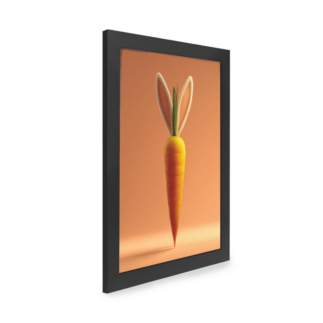 Quadro Decorativo 30x42cm - Páscoa - Cenoura de Páscoa