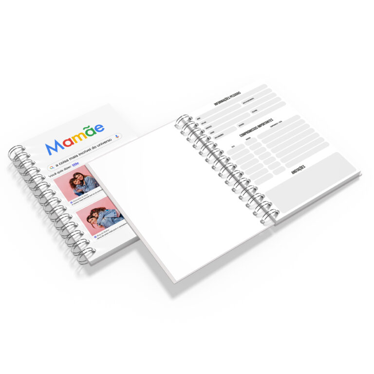 Caderno Grande 19x27cm – Dia das Mães – Pesquisa Mãe