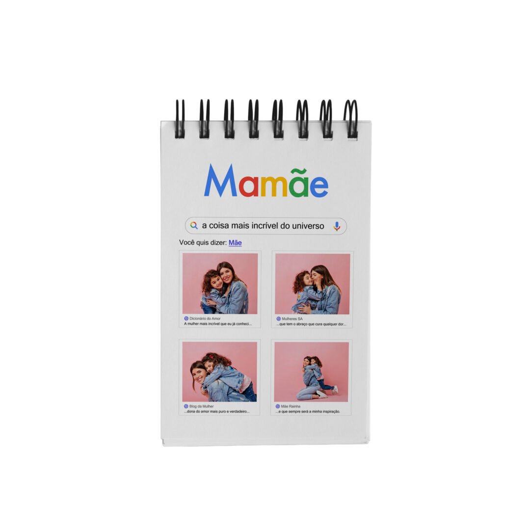 Bloco de Notas 10x15cm - Dia das Mães - Pesquisa Mãe